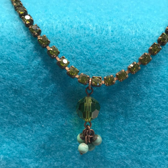 Crystal anklet bracelet - Picture 2 of 2